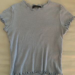 Brandy Melville Striped Crop Shirt